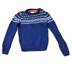 MINI BODEN NAVY BLUE SWEATER SZ 4-5 YRS